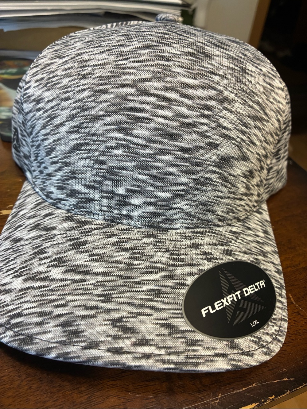 Flexfit Men's Melange Silver Performance Hat